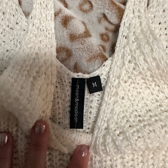 Moon & Madison Ivory Knit Tank Top - Picture 3 of 3